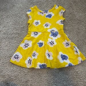 Cat & Jack 12 Month Yellow Flower Dress